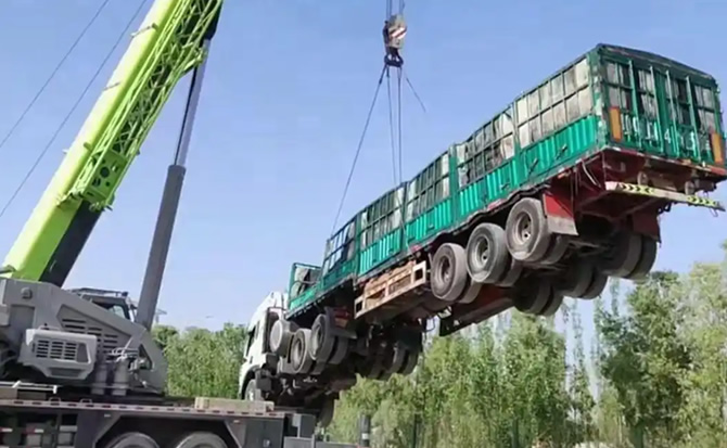 洪江道路脱困救援案例
